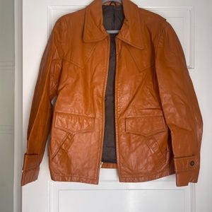 Vintage SAKS FIFTH AVENUE Leather Jacket